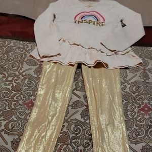 Girl's long sleeve top and pants /Garanimals